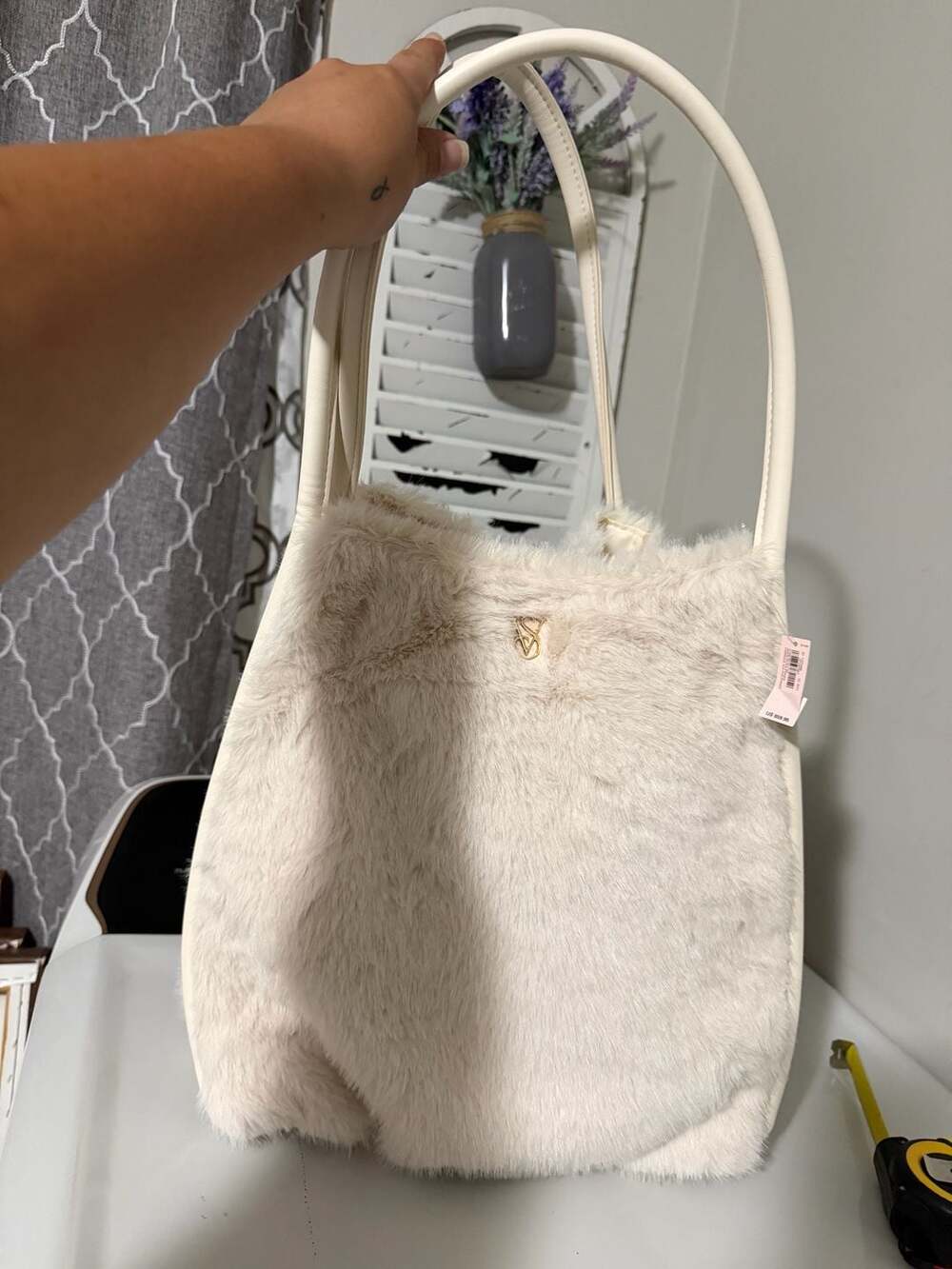 Victoria's Secret Faux-Fur Tote Bag